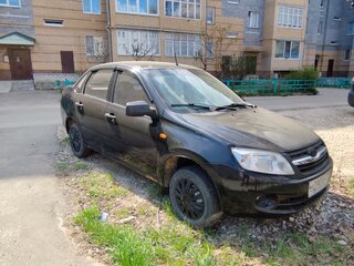 2013 Lada (ВАЗ) Granta I, чёрный, 240000 рублей, вид 2