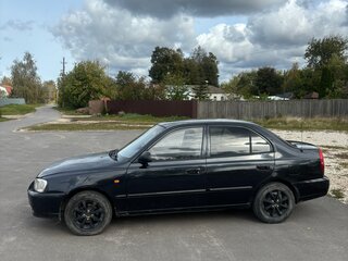 2008 Hyundai Accent ТагАЗ II, чёрный, 230000 рублей, вид 3
