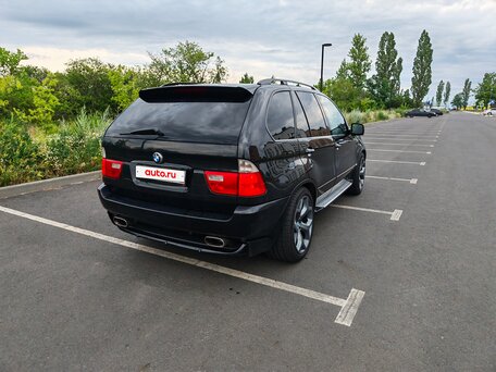 2002 BMW X5 3.0i I (E53), чёрный, 1200000 рублей, вид 4