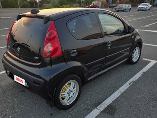 2010 Peugeot 107 I Рестайлинг, чёрный, 410000 рублей, вид 4