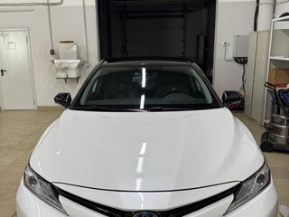 2019 Toyota Camry US Market VIII (XV70), белый, 2500000 рублей, вид 1