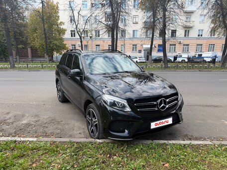 2017 Mercedes-Benz GLE 350 d I (W166), чёрный, 3500000 рублей, вид 2