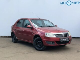 2010 Renault Logan I Рестайлинг, красный, 179000 рублей, вид 3