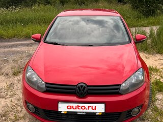 2011 Volkswagen Golf VI, красный, 580000 рублей, вид 1
