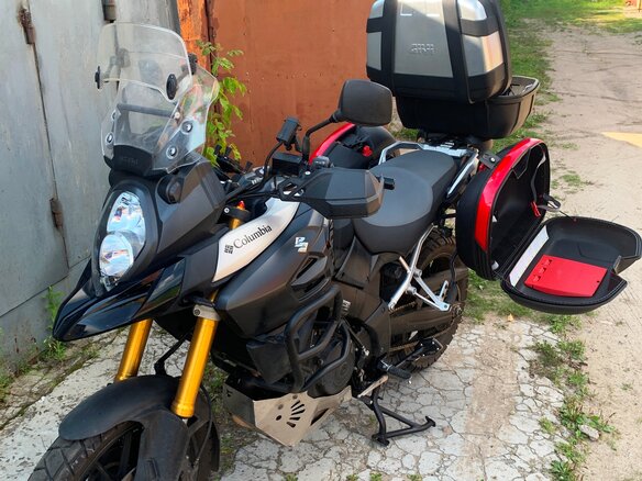2014 Suzuki V-Strom 1000, чёрный, 820000 рублей - вид 14