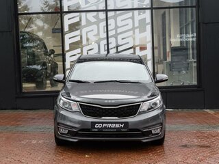 2015 Kia Rio III Рестайлинг, серый, 929000 рублей, вид 3