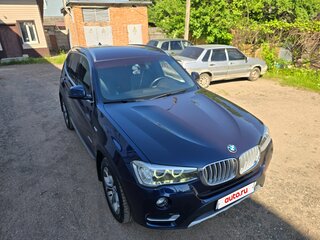 2017 BMW X3 20d xDrive II (F25) Рестайлинг, синий, 2850000 рублей, вид 3