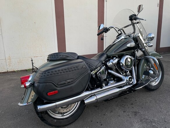 2021 Harley-Davidson Heritage, зелёный, 1598000 рублей - вид 3