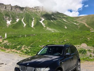 2007 BMW X3 25i I (E83) Рестайлинг, синий, 919000 рублей, вид 2