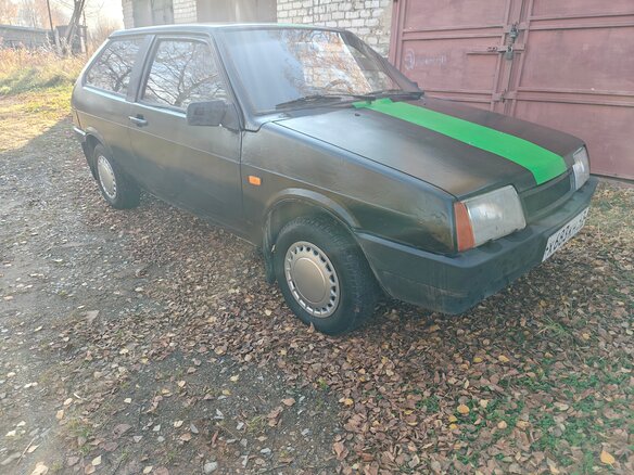 1995 Lada (ВАЗ) 2108 21086, чёрный, 44400 рублей - вид 1