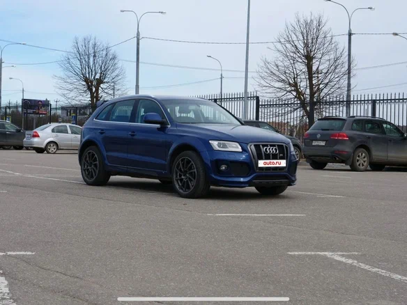 2014 Audi Q5 I (8R) Рестайлинг, синий, 1741000 рублей - вид 2