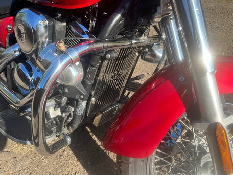 2006 Kawasaki VN900 Vulcan, красный, 450000 рублей, вид 5