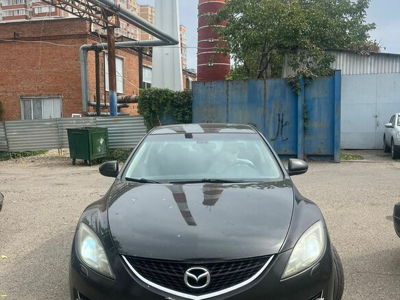 2008 Mazda 6 II (GH), чёрный, 700000 рублей