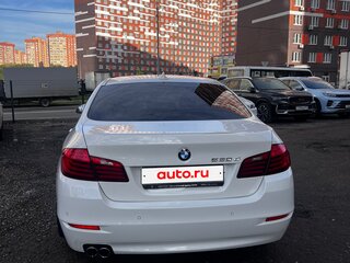 2013 BMW 5 серии 520d VI (F10/F11/F07) Рестайлинг, белый, 1750000 рублей, вид 4