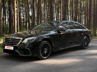 2018 Mercedes-Benz S-Класс 560 Long VI (W222, C217) Рестайлинг, чёрный, 5900000 рублей, вид 1