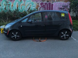 2007 Mitsubishi Colt Plus VI (Z20/Z30), чёрный, 300000 рублей, вид 4