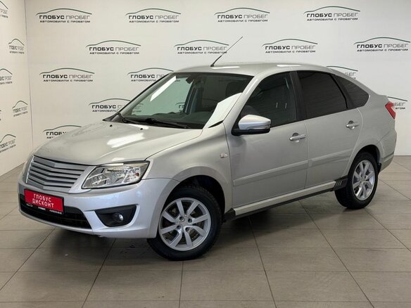 2016 Lada (ВАЗ) Granta I, серебристый, 460200 рублей