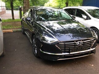 2019 Hyundai Sonata VIII (DN8), синий, 2600000 рублей, вид 3