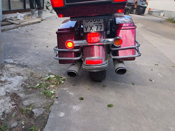 2011 Harley-Davidson Electra Glide, красный, 1300000 рублей - вид 8