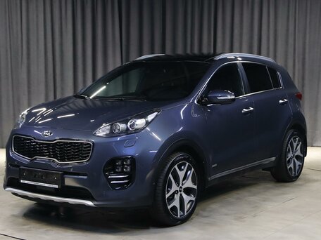 2016 Kia Sportage IV, синий, 1499000 рублей, вид 1