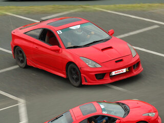 2002 Toyota Celica VII (T230) Рестайлинг, красный, 900000 рублей, вид 2