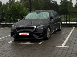 2017 Mercedes-Benz S-Класс 450 Long VI (W222, C217) Рестайлинг, чёрный, 4900000 рублей, вид 1