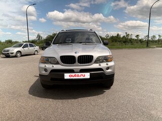 2005 BMW X5 3.0i I (E53) Рестайлинг, серебристый, 1300000 рублей, вид 2