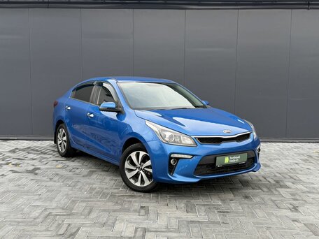 2017 Kia Rio IV, синий, 1290000 рублей, вид 5