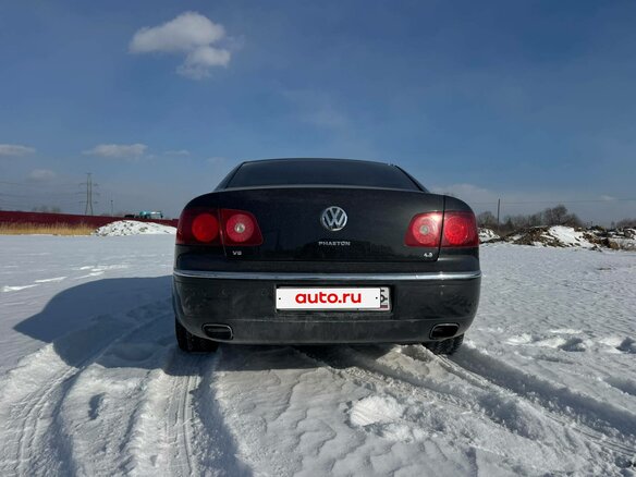 2008 Volkswagen Phaeton 5-Seater I, чёрный, 820000 рублей - вид 6