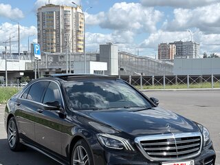 2019 Mercedes-Benz S-Класс 350 d Long VI (W222, C217) Рестайлинг, чёрный, 7100000 рублей, вид 1