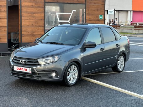 2018 Lada (ВАЗ) Granta I Рестайлинг, серебристый, 445000 рублей, вид 3