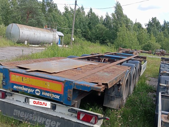 2008 Meusburger Полуприцеп-контейнеровоз, синий, 600000 рублей - вид 5