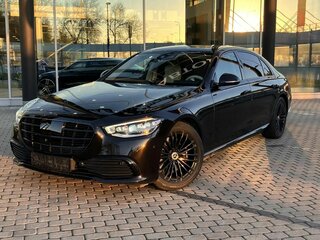 2021 Mercedes-Benz S-Класс 350 d Long 4MATIC VII (W223), чёрный, 9890000 рублей, вид 1