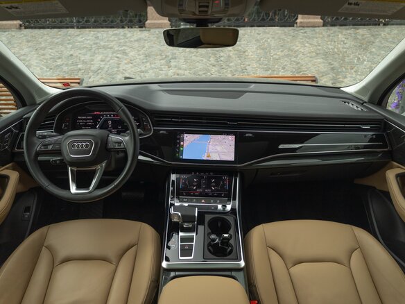 2023 Audi Q7 45 TFSI II (4M) Рестайлинг, синий, 7111111 рублей - вид 17
