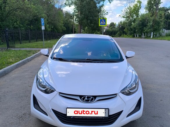 2014 Hyundai Elantra V (MD), белый, 1300000 рублей