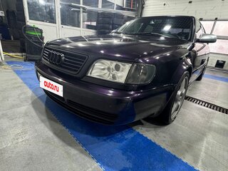 1992 Audi 100 S4 IV (C4), фиолетовый, 1200000 рублей, вид 3