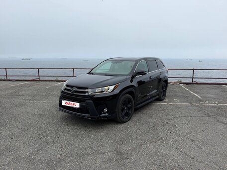 2020 Toyota Highlander III (XU50) Рестайлинг, чёрный, 3500000 рублей, вид 1