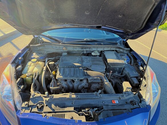 2010 Mazda 3 II (BL), синий, 700000 рублей - вид 8
