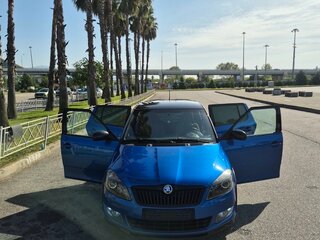 2014 Skoda Fabia Scout II Рестайлинг, синий, 1050000 рублей, вид 3