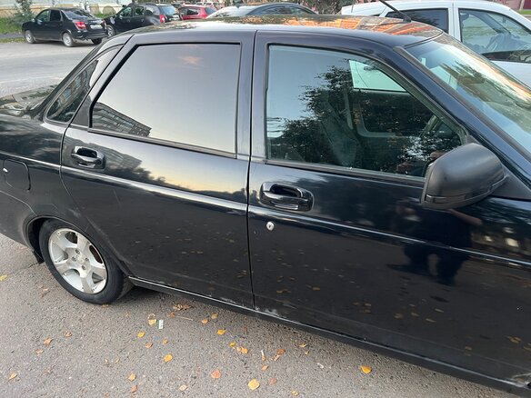 2010 Lada (ВАЗ) Priora I, чёрный, 220000 рублей - вид 5