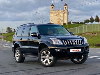 2008 Toyota Land Cruiser Prado 5-speed 120 Series Рестайлинг, чёрный, 2650000 рублей, вид 1