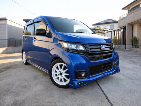 2018 Honda N-WGN I Рестайлинг, синий, 750000 рублей, вид 3
