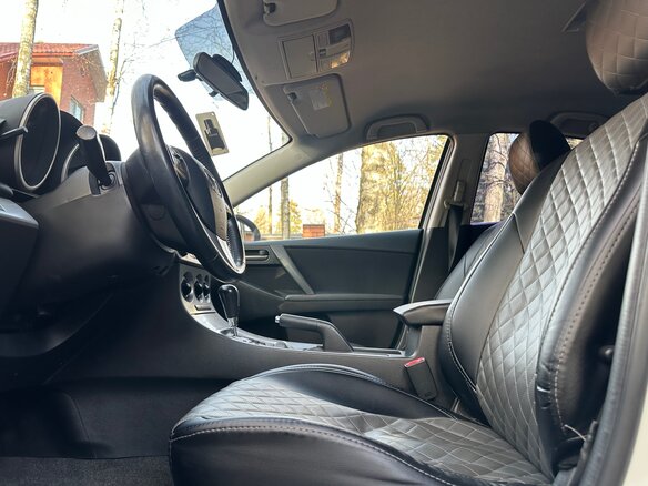 2011 Mazda 3 II (BL), белый, 600000 рублей - вид 6
