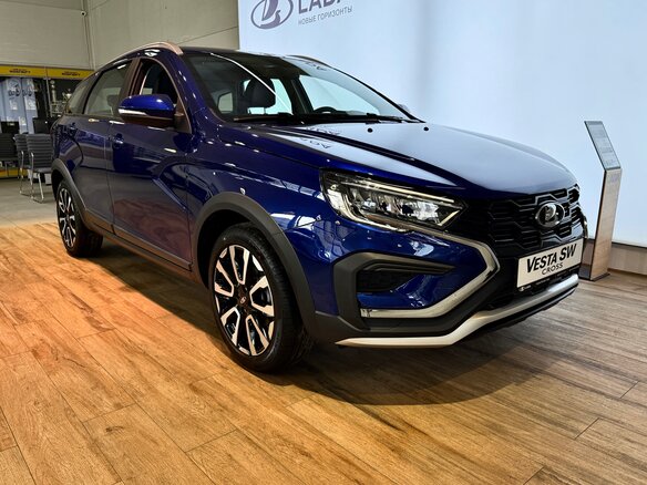 2026 Lada (ВАЗ) Vesta SW Cross I Рестайлинг (NG), синий - вид 2