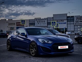 2013 Hyundai Genesis Coupe I Рестайлинг, синий, 1820000 рублей, вид 5