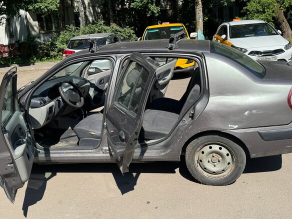 2004 Renault Symbol I Рестайлинг, серый, 199999 рублей - вид 6
