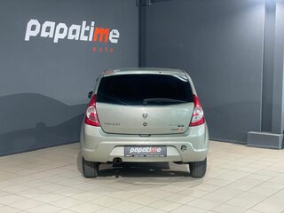 2012 Renault Sandero I, бежевый, 399000 рублей, вид 4