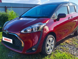 2019 Toyota Sienta II Рестайлинг, красный, 1810000 рублей, вид 3