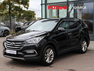 2015 Hyundai Santa Fe III Рестайлинг, чёрный, 1747000 рублей, вид 1