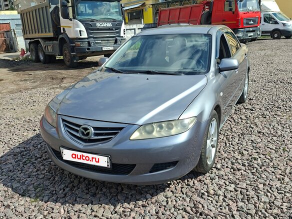 2003 Mazda 6 I (GG), серый, 255000 рублей - вид 1
